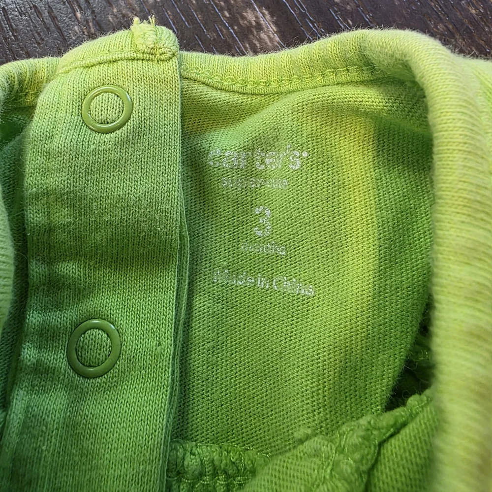 Carter's Bright Green One Piece
